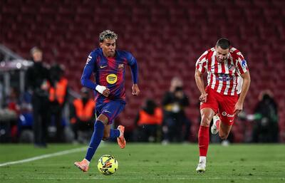  آمار خیره‌کننده لامین یامال؛ 18 دریبل موفق فقط در سه روز / عکس