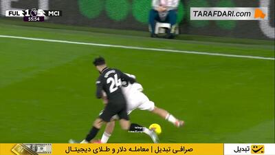  گل تماشایی الکس ایووبی به منچسترسیتی (فولام 2-5 منچسترسیتی)