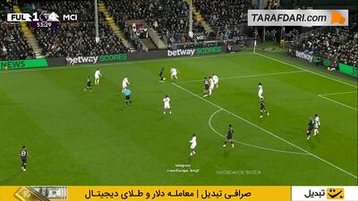  گل جرمی دوکو به فولام (فولام 1-5 منچسترسیتی)
