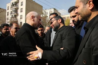  تشییع پیکر همسر و فرزند معاون رئیس جمهور