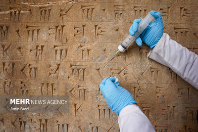 مرمت در حریم شاهان