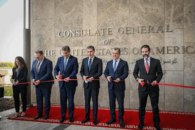 افتتاح بزرگترین کنسولگری امریکا  در کردستان عراق (+عکس)/ ۵۱ هکتار - هزینه ۸۰۰ میلیون دلار