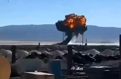  لحظه سقوط جنگنده اف-۱۶ آمریکا