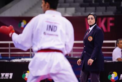  داور ایرانی مدیر تاتامی لیگ جهانی کاراته وان ایتالیا شد