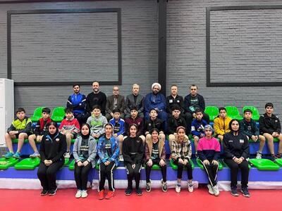  برگزاری نشست معارف نماز برای ورزشکاران تیم ملی نوجوانان تنیس روی میز