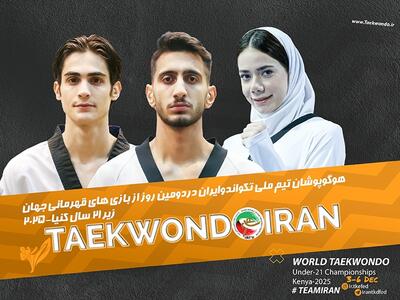  تکواندو قهرمانی زیر ۲۱ سال جهان؛ برنز غلامی قطعی شد/ محمدی و رهنما راهی مرحله حذفی شدند