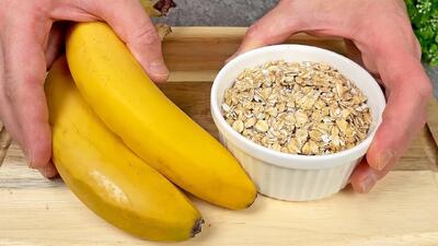  فقط جو دوسر و موز، طرز تهیه کیک بدون شکر، بدون آرد