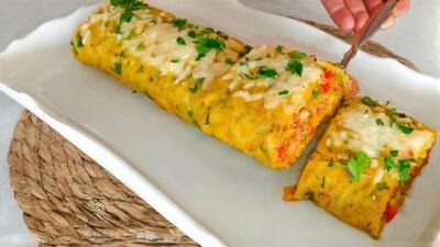  طرز تهیه رولت سیب زمینی شکم پر خوشمزه و ساده