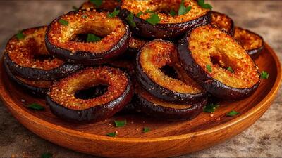  طرز تهیه یک غذای متفاوت با بادمجان بدون روغن با طعمی دیوانه کننده