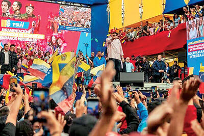  به شماره افتادن نفس‌های حکومت مادورو