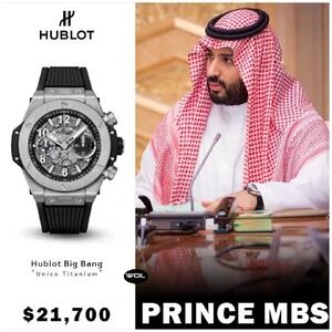  عکس | ساعت ۲/۵ میلیارد تومانی محمد بن سلمان