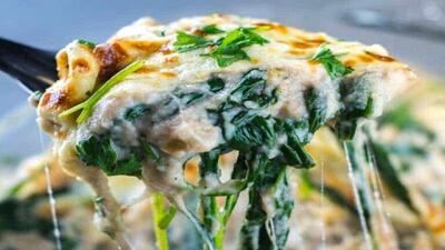  طرز تهیه گراتن اسفناج به روش ساده/ غذایی شیک و سرشار از ارزش غذایی