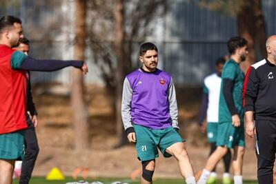  عکس؛ مهاجم پرسپولیس مقابل استقلال با ظاهر جدید