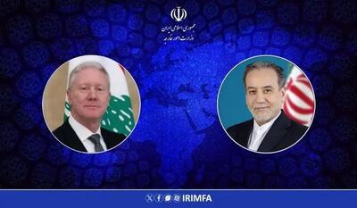  پیام عراقچی به بیروت درباره همکاری‌های دوجانبه