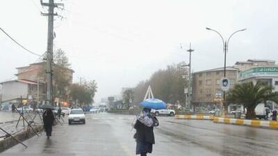  باران و رعد و برق در ۱۵ استان/ احتمال آب‌گرفتگی معابر