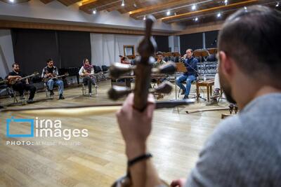 تمرین ارکستر سازهای ایرانی