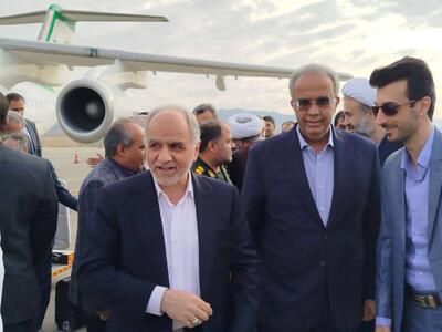  وزیر دادگستری وارد سراوان شد؛آغاز سفر میدانی به سیستان وبلوچستان برای بررسی مسایل توسعه‌ای