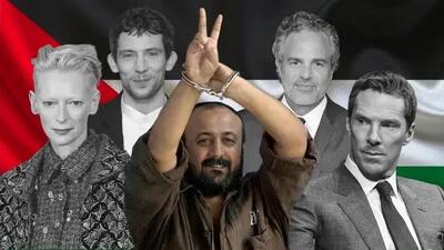  فهرست ستاره‌ها سنگین‌تر شد؛ بندیک کامبربچ خواهان آزادی مروان برغوثی