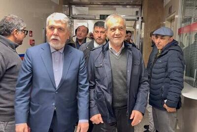  واکنش خانواده امیرخانی به عیادت رئیس‌جمهور +عکس