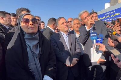  بازدید وزیر راه و شهرسازی از روند دوخطه کردن راه آهن زنجان-قزوین