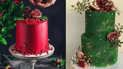  جدیدترین مدل‌ های کیک شب یلدا ترند 1404 + زیباترین ایده‌ ها برای جشن یلدا