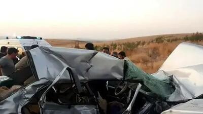  واژگونی مرگبار پژو ۴۰۵ در رودان با ۴ کشته