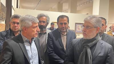  بازدید وزیر علوم از دانشگاه هنر اسلامی تبریز و موزه هنر اسلامی معاصر / افتتاح موزه خانواده دکتر حسن نصیری + تصاویر