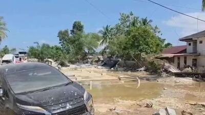  سیل و رانش زمین در اندونزی