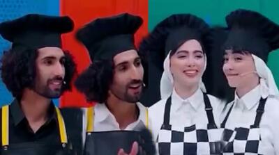  کراش زدن رحمان و رحیم روی سارا و نیکا