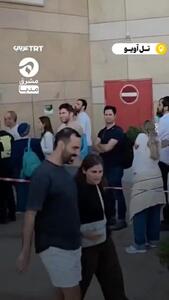  صف طولانی صهیونیست ها برای مهاجرت/فیلم