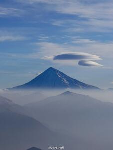 صبح خاکستری دماوند صبح امروز