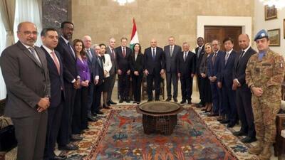  عون خواستار فشار بر تل‌آویو برای اجرای آتش‌بس شد