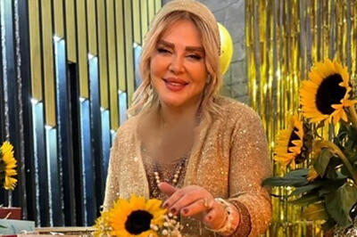  تولد بهاره رهنما با تم پاییزی در یک کافه شیک