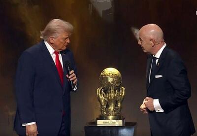 جمله خاص میثاقی پس از نمایش تصویر ترامپ روی آنتن زنده