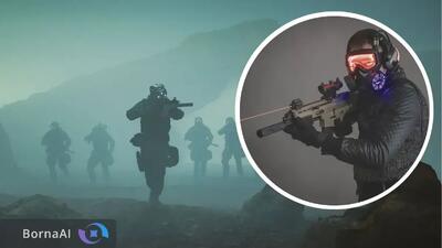 چین از ربات رزمی آیینه‌وار رونمایی کرد