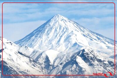 تصاویری زیبا از کوه دماوند پوشیده از برف