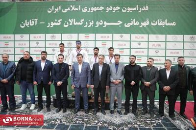 حضور دکتر دنیامالی در مسابقات جودوی قهرمانی کشور مشهد + فیلم و عکس