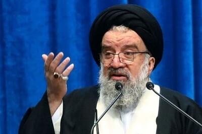  احمد خاتمی، امام جمعه موقت تهران: به تشنگان مذاکره می‌گوییم تا وقتی که آمریکا آدم نشود مذاکره نمی‌کنیم