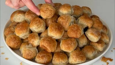  یک دستور پخت فوق العاده آسان فقط با آرد، آب داغ، روغن و گوشت چرخ کرده! سریع، خوشمزه