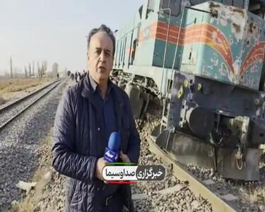 خروج قطار مسافربری از ریل در هشتگرد