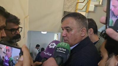  اظهارنظر کوتاه علی تاجرنیا در پایان دربی