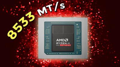 پردازنده‌های AMD AI Max Refresh از حافظه LPDDR5X-8533 MT/s پشتیبانی می‌کنند