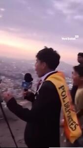  ویدئو: جهش رؤیایی گزارشگر ۱۵ ساله پرویی!