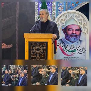  عزیزی در یادواره شهدای بندرکیاشهر:دشمن میز مذاکره را ناجوانمردانه به میدان جنگ تبدیل کرد
