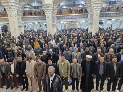  نماز طلب باران در اردبیل اقامه شد