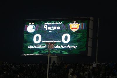 جدول رده‌بندی لیگ برتر بعد از تساوی استقلال و پرسپولیس در دربی - مجله اینترنتی کولاک