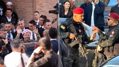  خشم آنکارا از سفر بارزانی به ترکیه با محافظان مسلح