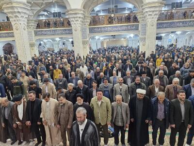  نماز طلب باران در اردبیل اقامه شد