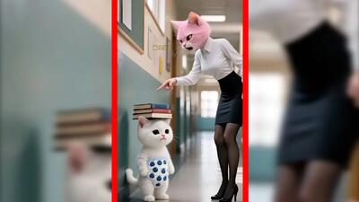  فیلم / بچه گربه ای که درس زندگی را به معلم داد