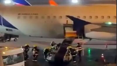  فیلم آتش‌سوزی هولناک در فرودگاه برزیل / مسافران وحشت زده شدند